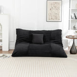 Soft Corduroy Foam Floor Bean Bag Chair - Omega Lifestyles