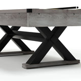 Rustic Industrial 84-Inch MDF Billiards Table With Accessories - Omega Lifestyles