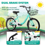 20-Inch Lightweight Steel Frame Kids Bike With Brakes - Omega Lifestyles
