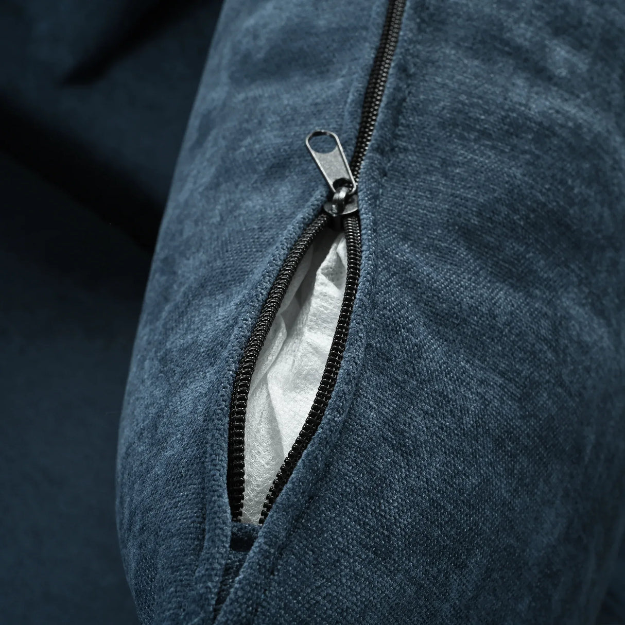 U-Shaped Modular Linen Blend Sofa With Ottomans - Omega Lifestyles