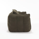 Chenille Twin Cozy Bean Bag Chair With Foam Core - Omega Lifestyles