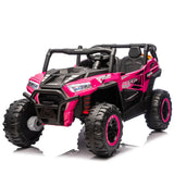 24V Dual-Seat Kids Ride-On UTV With Remote Control - Omega Lifestyles