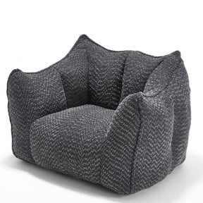 Chenille Foam Bean Bag Chair For Adults - Omega Lifestyles