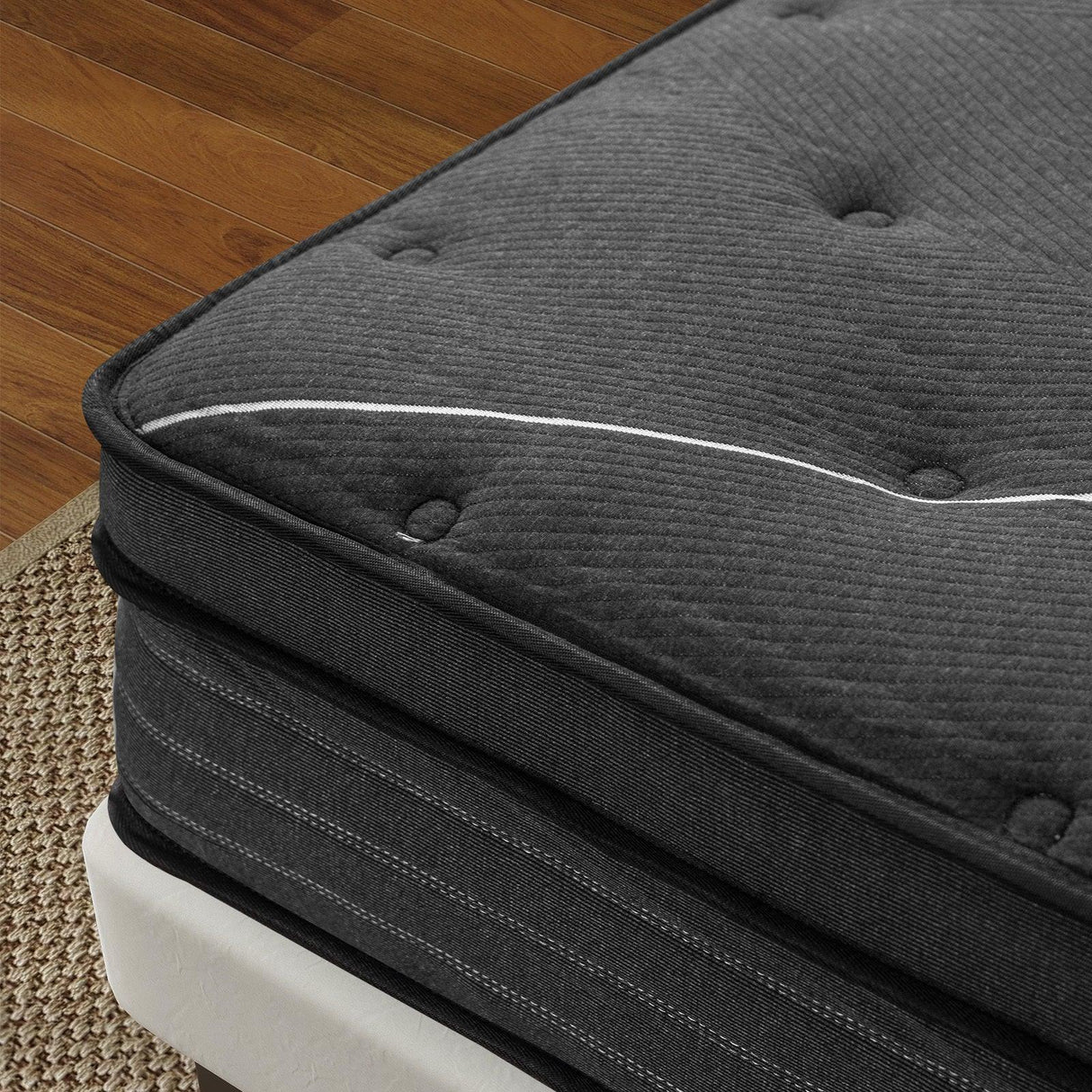 Medium 10-Inch Cooling Gel Hybrid Foam Pocket Spring Queen Mattress - Omega Lifestyles