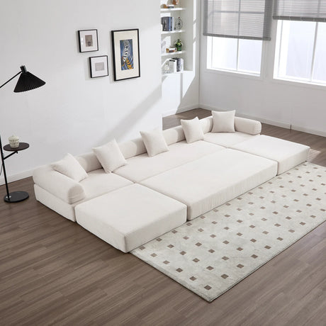 Convertible Corduroy Folding Memory Foam Sofa Bed - Omega Lifestyles