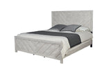 Modern Solid Wood King Bed Frame With Headboard - Omega Lifestyles