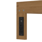 Queen 12-Inch Solid Wood Pine Platform Bed Frame - Omega Lifestyles