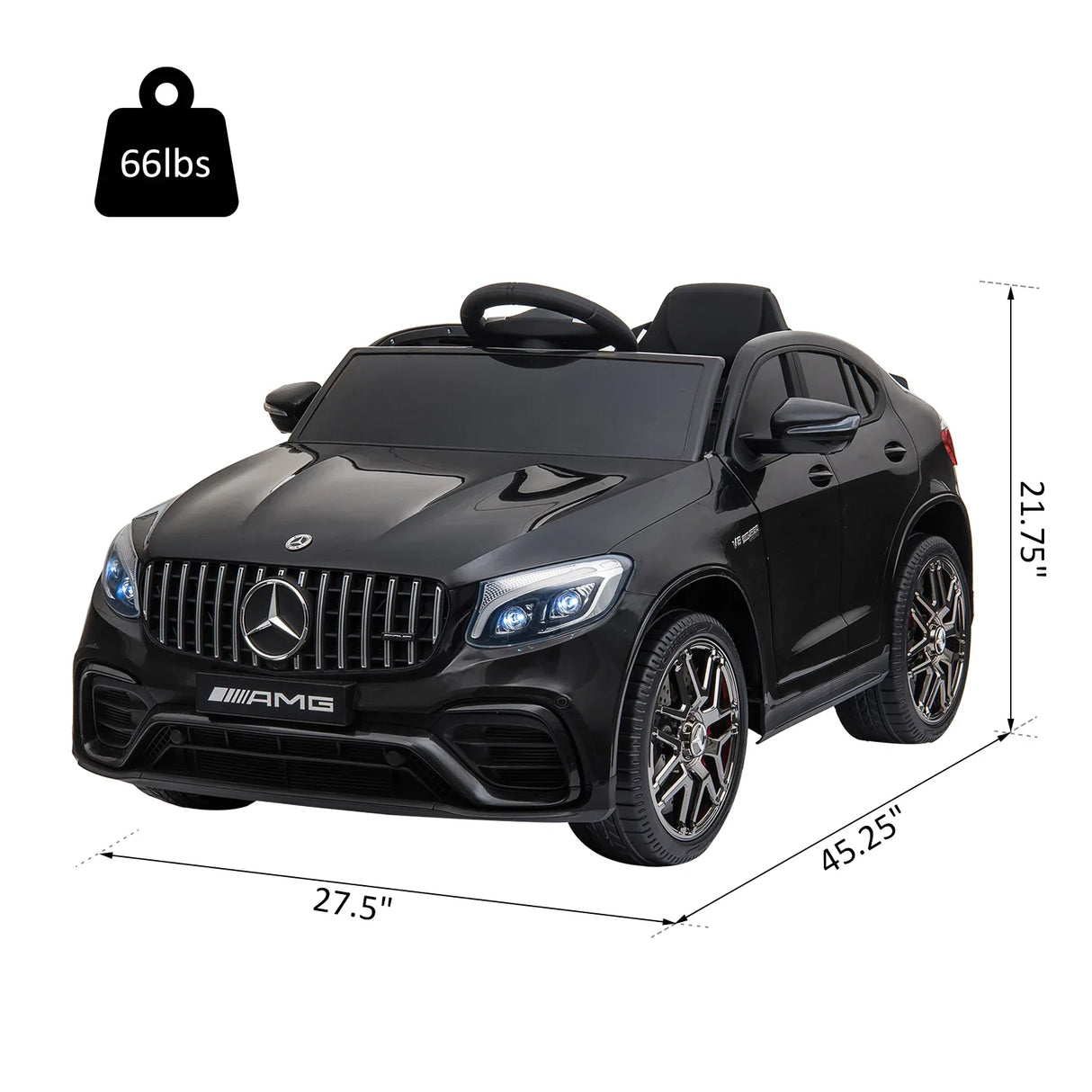 Electric Mercedes Benz AMG Toddler Ride-On Car With Remote - Omega Lifestyles