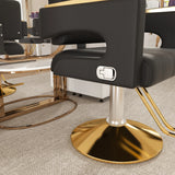 Professional Hydraulic Reclining PU Leather Barber Chair - Omega Lifestyles