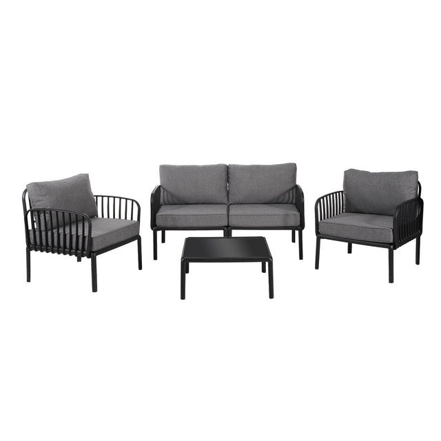 5-Piece Modern Outdoor Patio Sectional Furniture Set - Omega Lifestyles