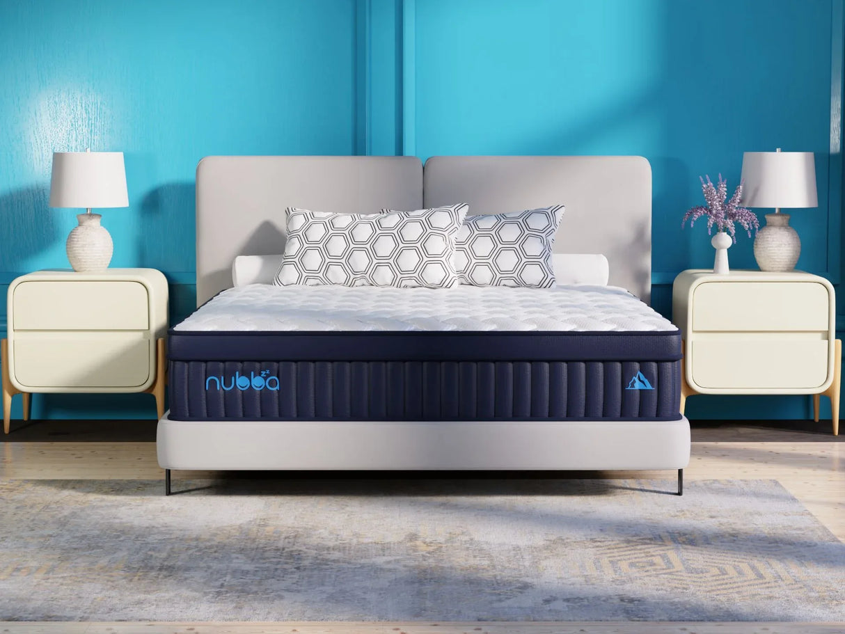 Twin Medium Firm 14-Inch Hybrid Memory Foam Mattress - Omega Lifestyles