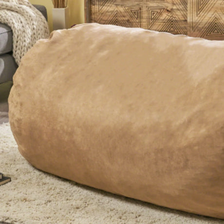 8-Foot Tuscany Microfiber Foam Filled Cylindrical Bean Bag Chair - Omega Lifestyles