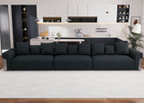 Oversized Modular Chenille Fabric Sectional Sofa - Omega Lifestyles