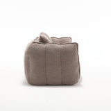 Chenille High Resilience Foam Cozy Bean Bag Chair - Omega Lifestyles