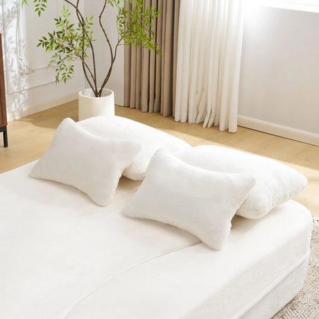 Queen Plush High-Density Foam Folding Futon Sofa Mattress - Omega Lifestyles