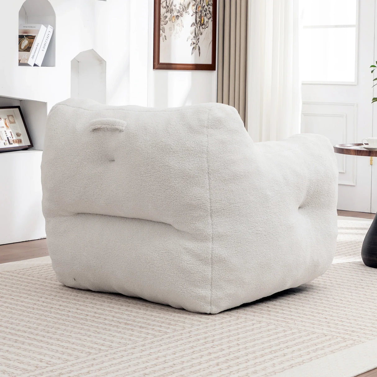 High-Density Foam Teddy Bean Bag Chair Sofa - Omega Lifestyles