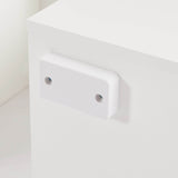 Modern White LED Backlit Particle Board TV Console - Sleep Galleria