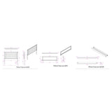 Modern White Queen 5-Piece Bedroom Set With LED Lighting - Omega Lifestyles