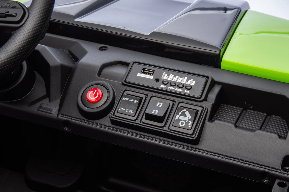 24V 2-Seater 4WD Ride On Dump Truck With Remote Control - Omega Lifestyles