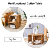 Hexagonal MDF Storage Coffee Table With Pattern - Omega Lifestyles