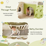 8-in-1 Toddler Freestanding Slide Climber Playset - Omega Lifestyles