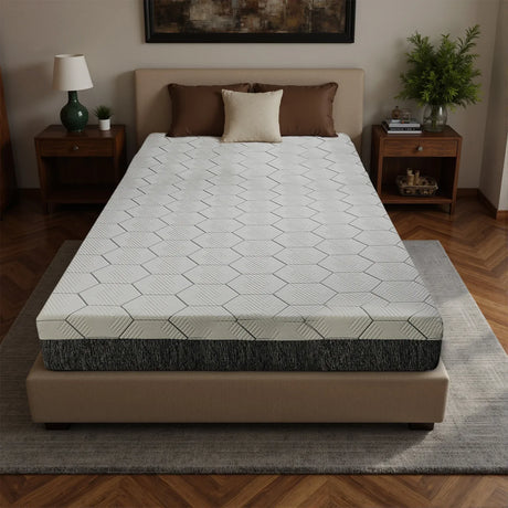 Medium 12-Inch Zoned Support Cooling Foam Queen Mattress - Omega Lifestyles