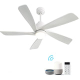 52-Inch Smart Remote Control Dimmable LED Ceiling Fan