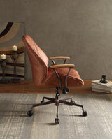 Top Grain Leather Executive Adjustable Office Chair - Omega Lifestyles