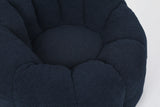 Plush Teddy Fabric Ergonomic Foam Filled Bean Bag Chair - Omega Lifestyles