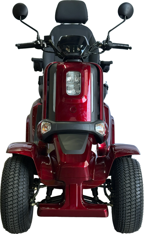 Heavy Duty 4-Wheel Mobility Scooter With Dual-Brake System - Omega Lifestyles