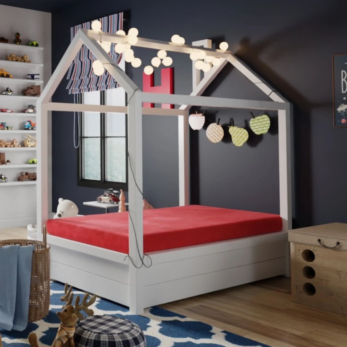 Full Medium 5-Inch Kids Foam Support Mattress - Omega Lifestyles