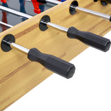 54-Inch Light Cherry Foosball Table With E-Z Spin Bearings - Omega Lifestyles