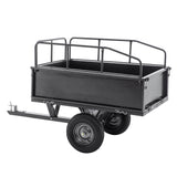 Heavy-Duty Steel 17 Cu.Ft. Tow Behind Dump Cart Trailer