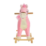 Interactive Pink Plush Baby Rocking Horse Toy - Omega Lifestyles