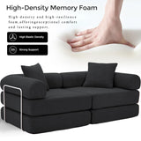 Modular Folding Convertible Corduroy Sofa Bed - Omega Lifestyles