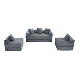 Convertible Corduroy Memory Foam Folding Sofa Bed - Omega Lifestyles