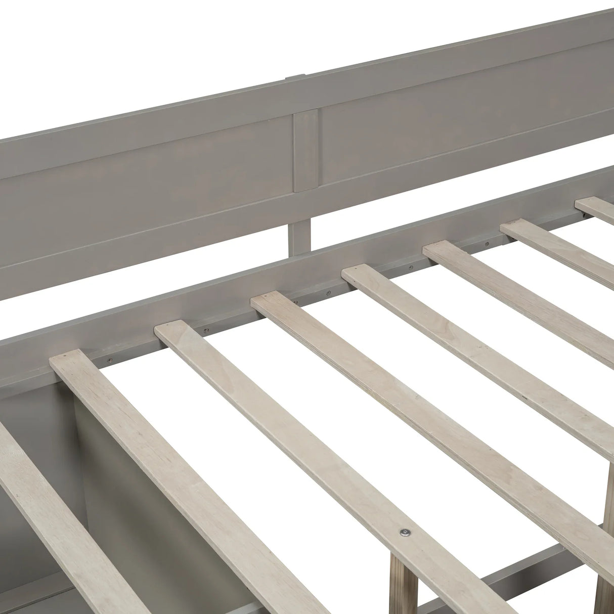 Full Solid Wood Full Size Daybed With Drawers And Shelves - Omega Lifestyles