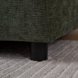 Medium-Soft Chenille Upholstered Armless Accent Chair - Omega Lifestyles