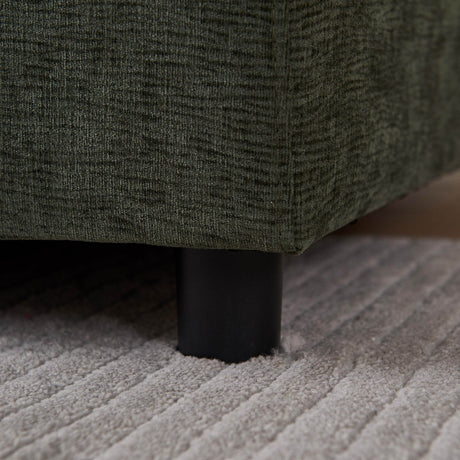 Medium-Soft Chenille Upholstered Armless Accent Chair - Omega Lifestyles