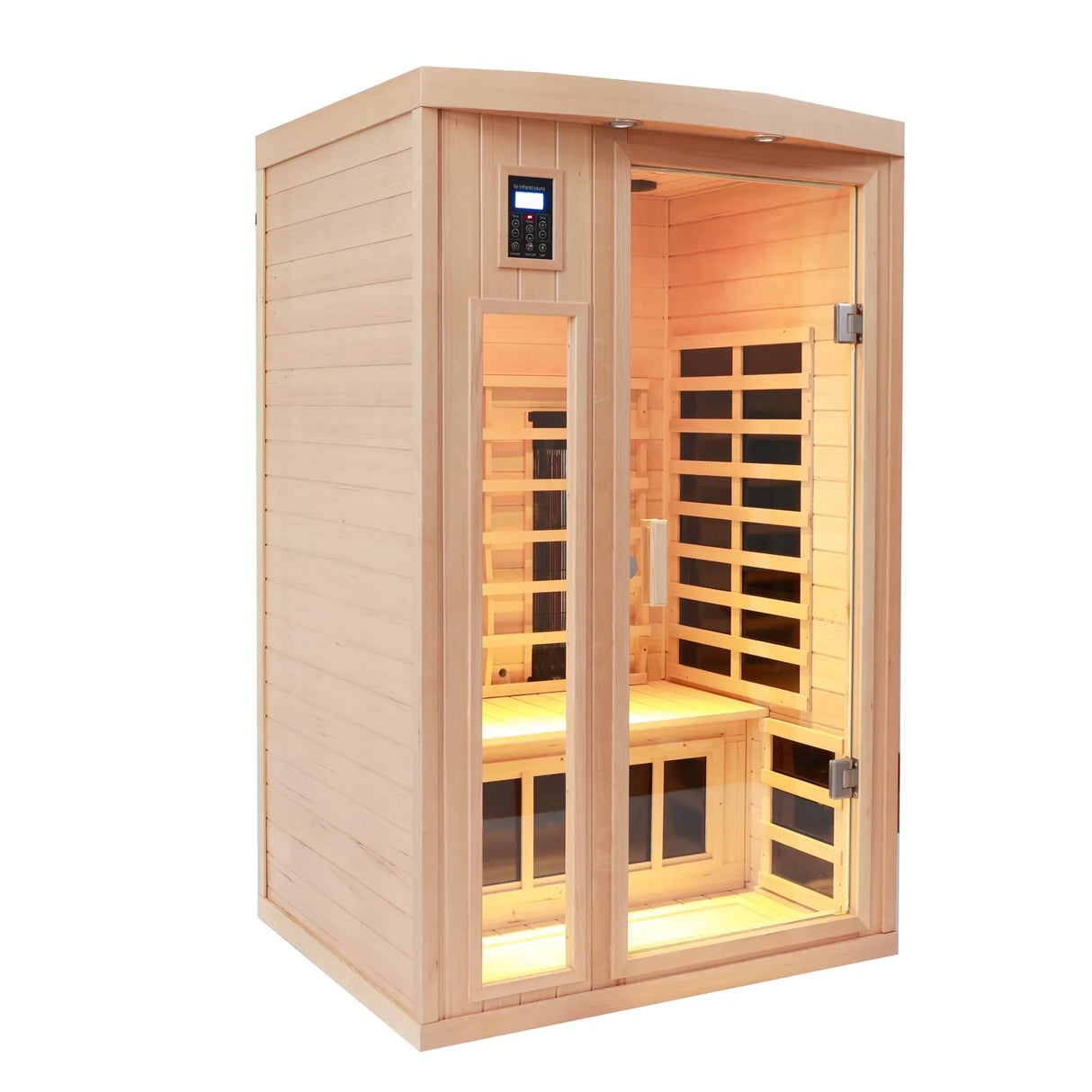 Two Person Far Infrared Canadian Hemlock Wood Sauna - Omega Lifestyles