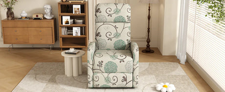 Manual Recliner Chair With Adjustable Backrest And Plush Upholstery - Omega Lifestyles