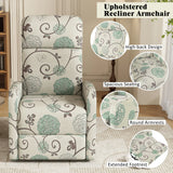 Manual Recliner Chair With Adjustable Backrest And Plush Upholstery - Omega Lifestyles