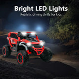 12V Remote Control Kids Electric Ride-On 2-Seater UTV - Omega Lifestyles