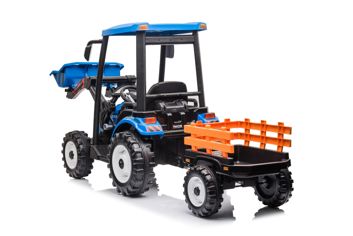 24V Kids Remote Control Ride On Pedal Tractor - Omega Lifestyles
