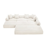 Convertible Corduroy Folding Memory Foam Sofa Bed - Omega Lifestyles