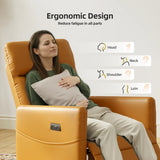 Brown Electric Power Lift Recliner Chair With Footrest - Omega Lifestyles