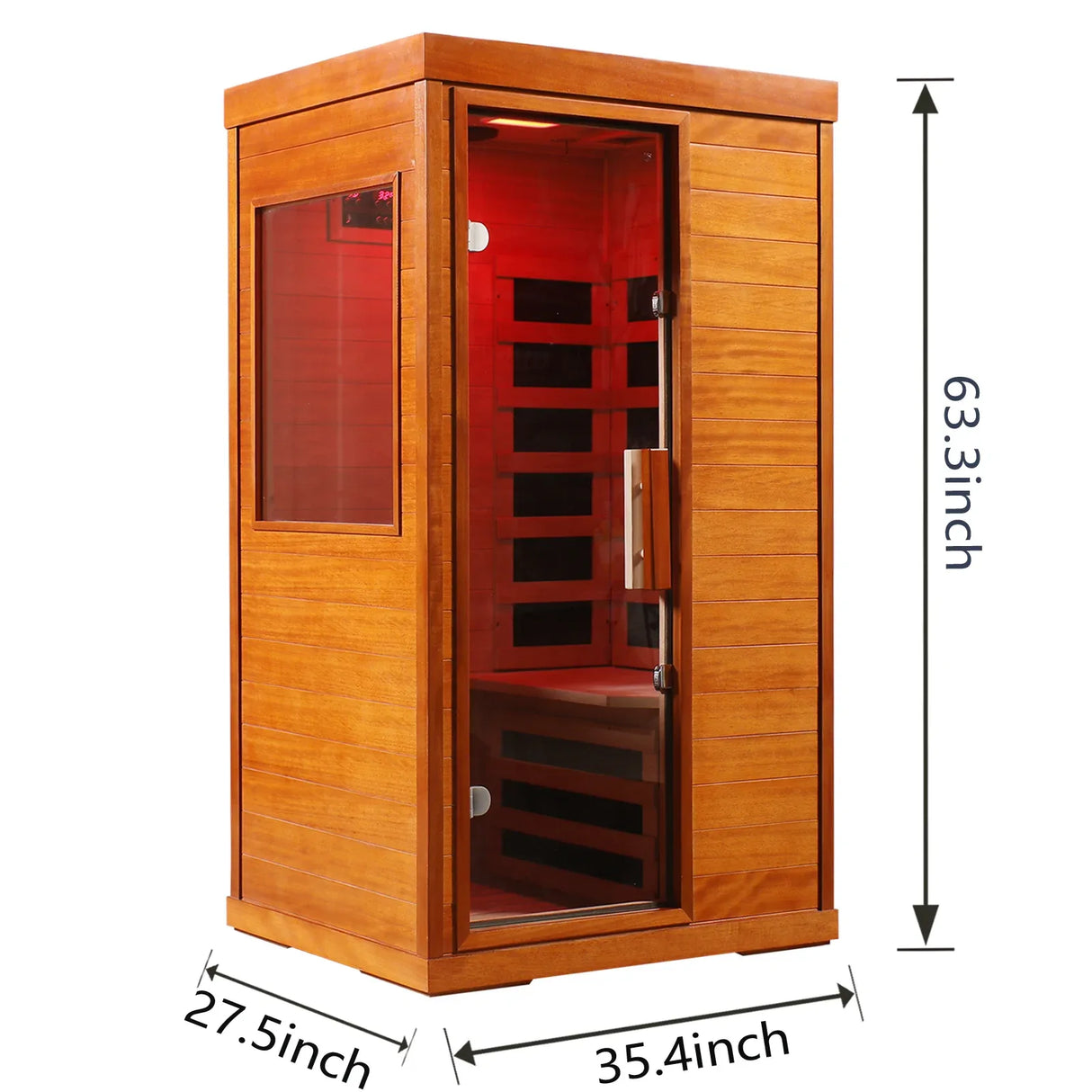 Far Infrared Low EMF Solid Wood Indoor Dry Sauna Room - Omega Lifestyles
