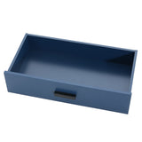 Blue 67-Inch Manufactured Wood TV Console Stand - Omega Lifestyles