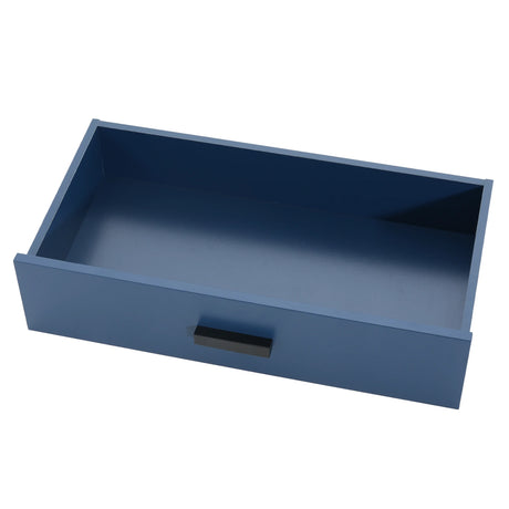 Blue 67-Inch Manufactured Wood TV Console Stand - Omega Lifestyles