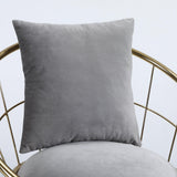 Set Of 2 Grey Velvet Adjustable Height 360-Degree Bar Chairs - Omega Lifestyles